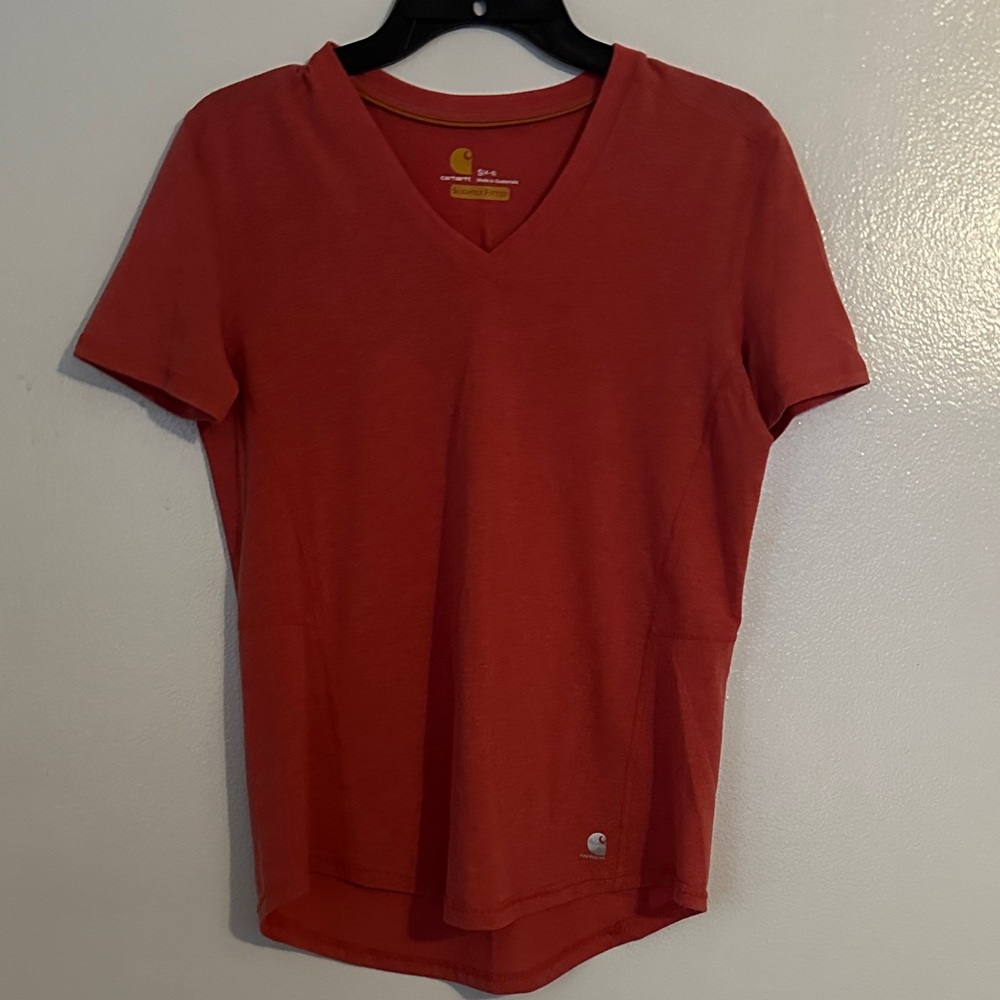 Carhartt Woman’s Short Sleeve Red Tee